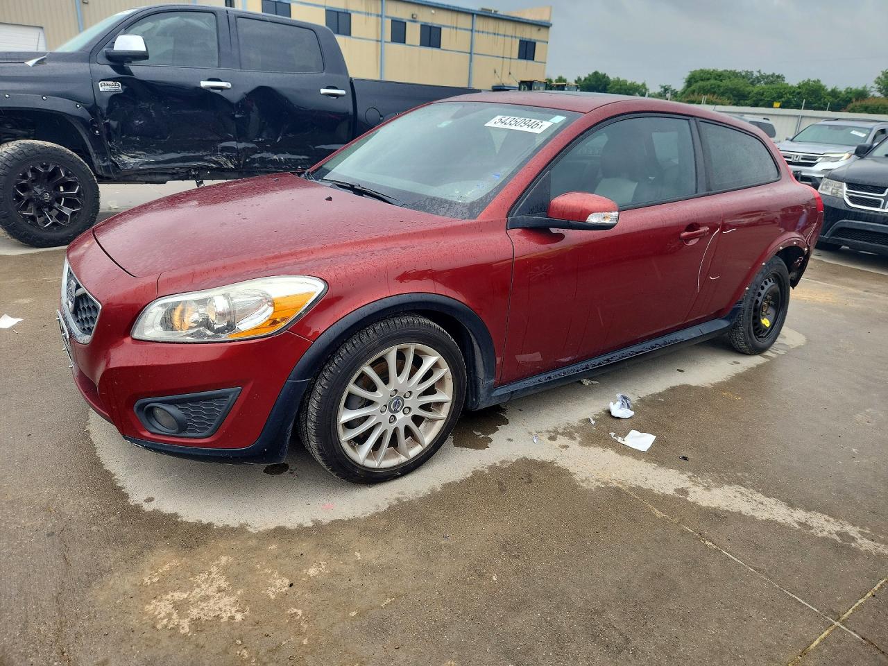 2011 Volvo C30, VIN YV1672MKXB2235536 — Зад