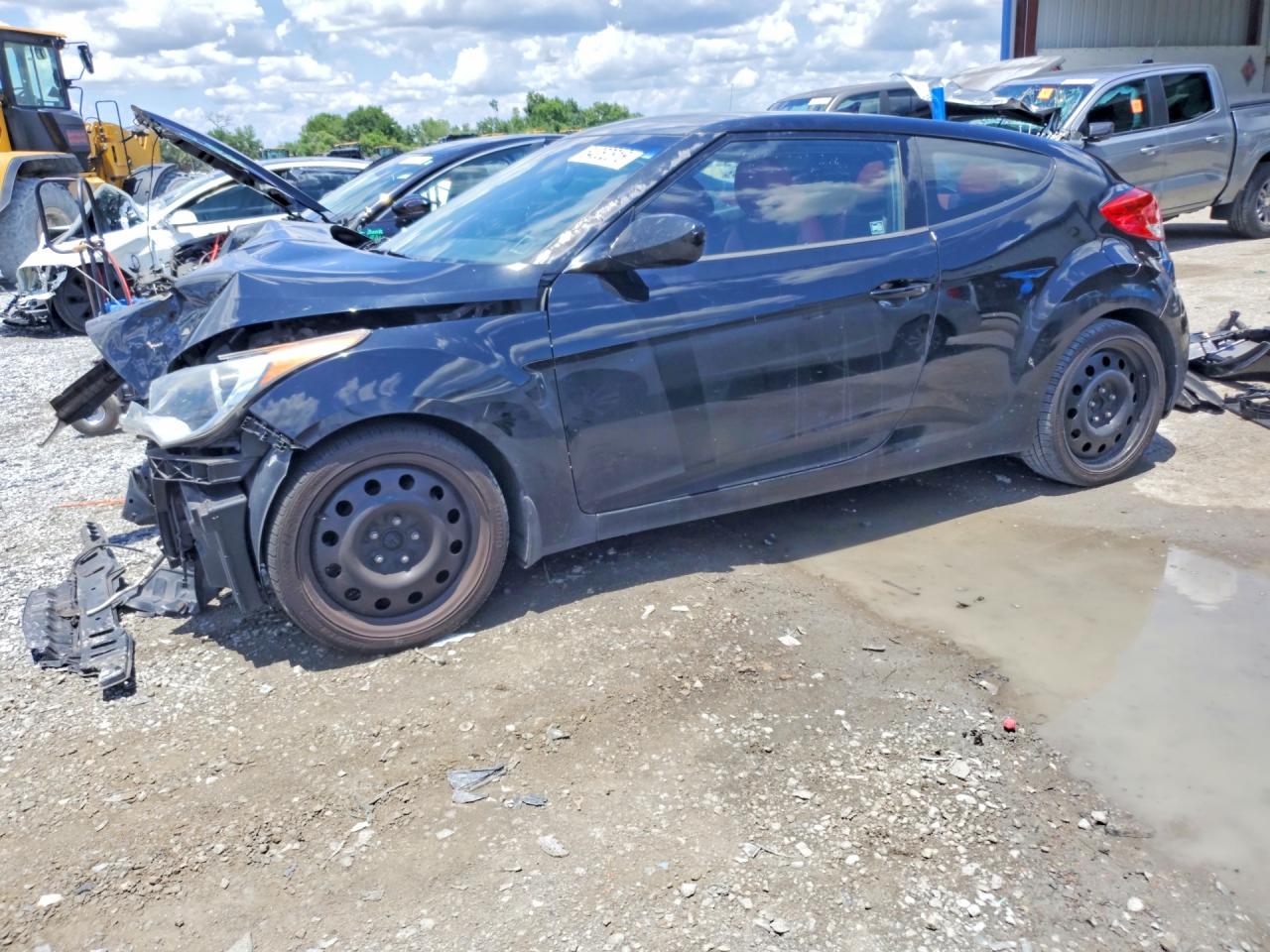 2012 Hyundai Veloster w/Black Int, VIN KMHTC6AD5CU048160 — Фото с аукциона 1 of 13