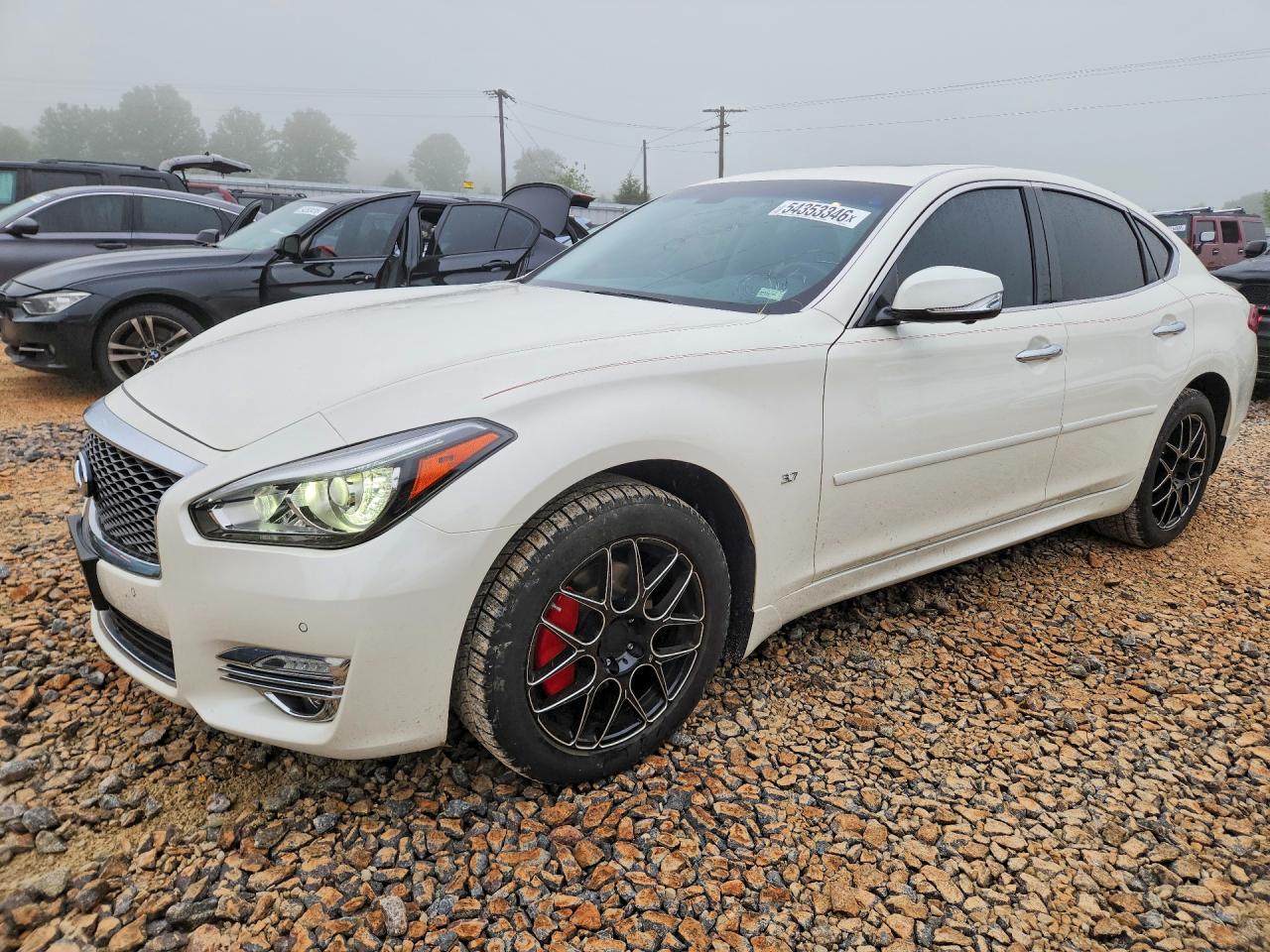 2019 Infiniti Q70 Luxe, VIN JN1BY1AR2KM585554 — Hail