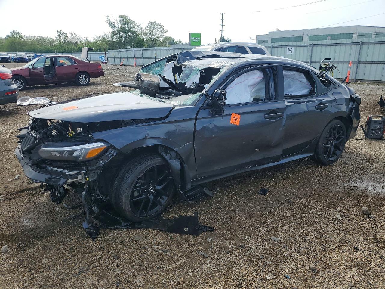 2025 Honda Civic Sport, VIN 2HGFE4F87SH327012 — Rollover