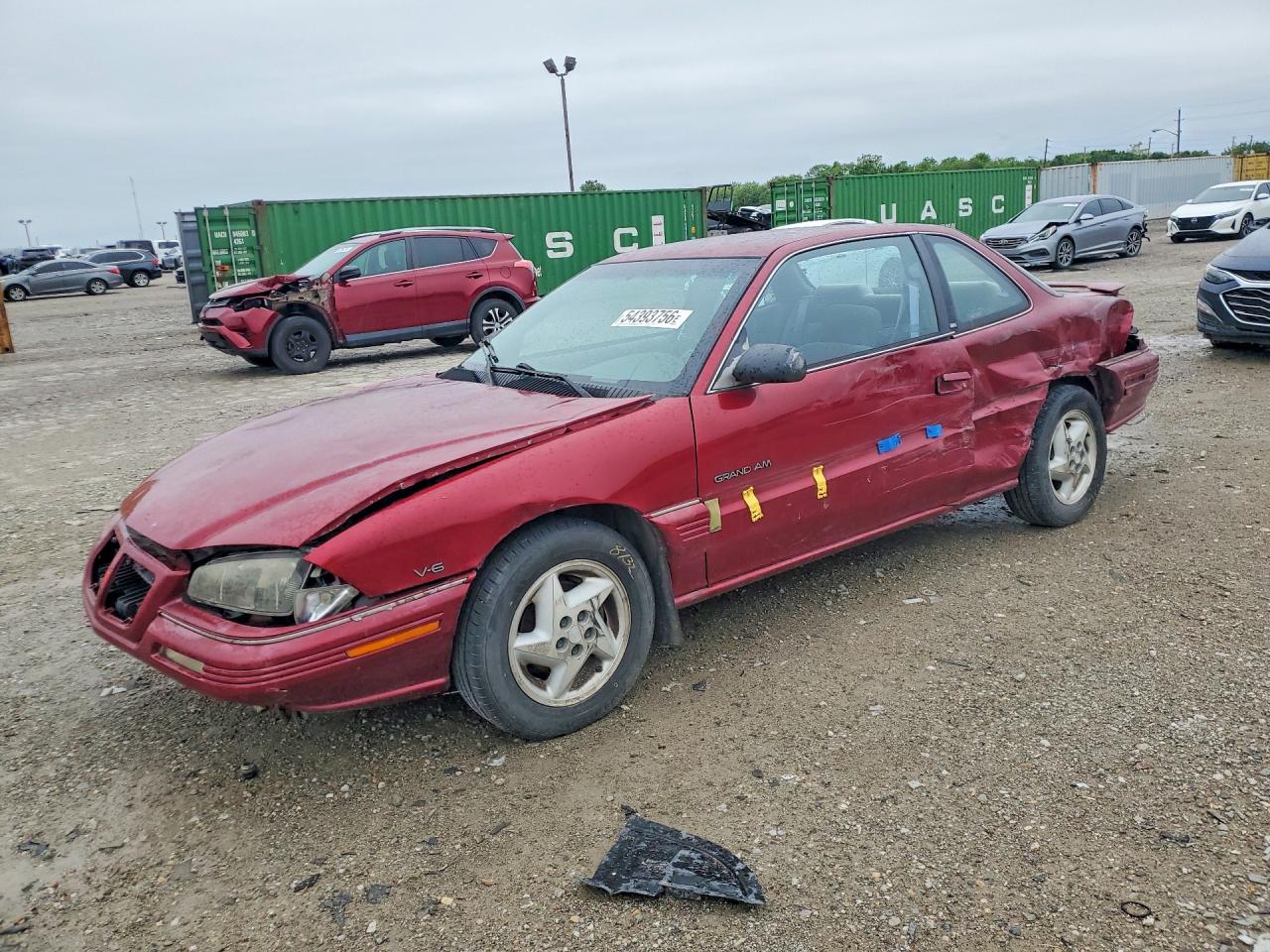 1995 Pontiac Grand Am SE, VIN 1G2NE15M1SM594624 — Rear end