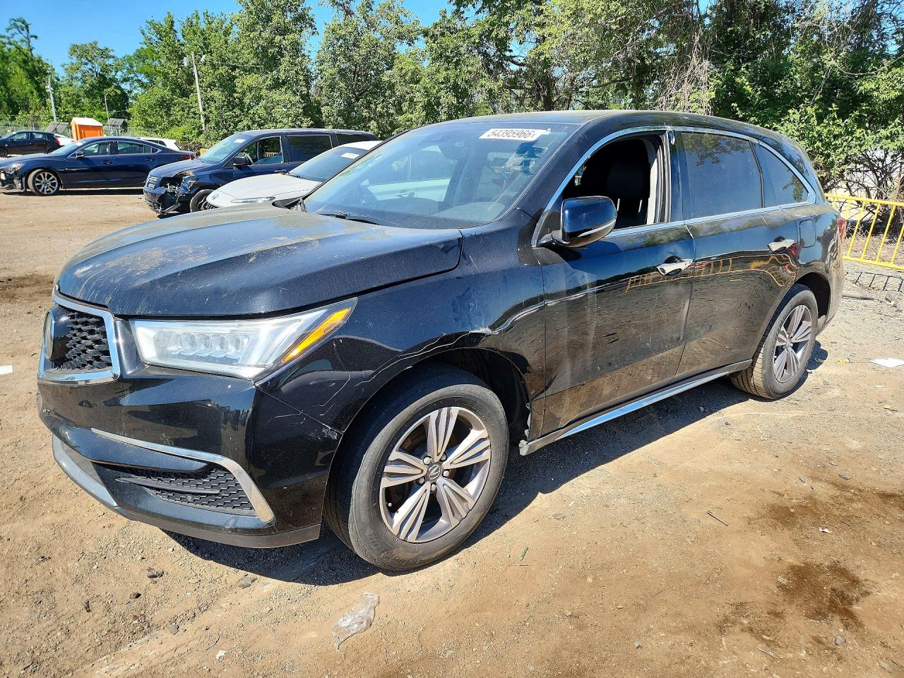2020 Acura MDX, VIN 5J8YD3H35LL017971 — Missing or altered VIN