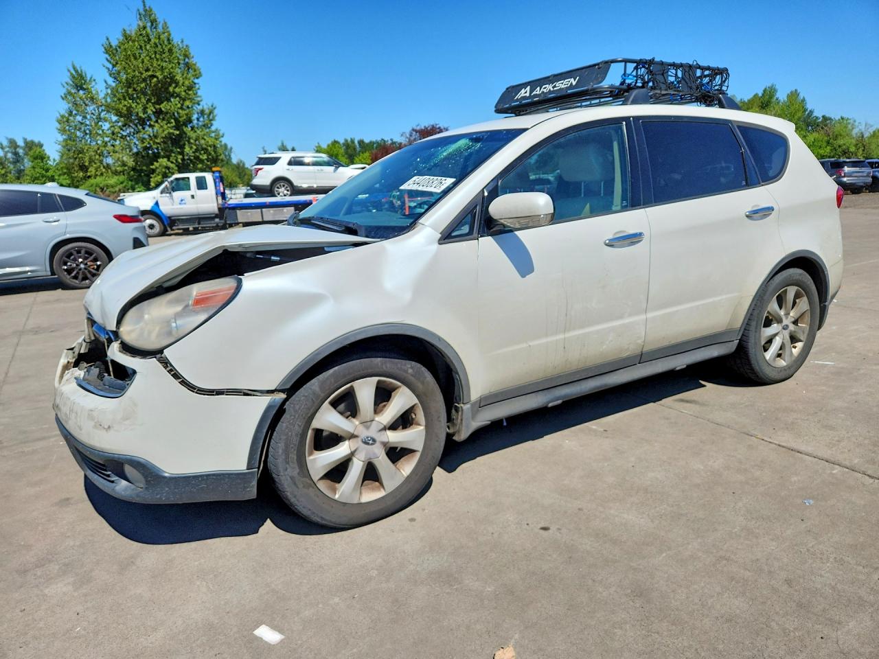 2007 Subaru Tribeca Limited, VIN 4S4WX83D174404717 — Перед