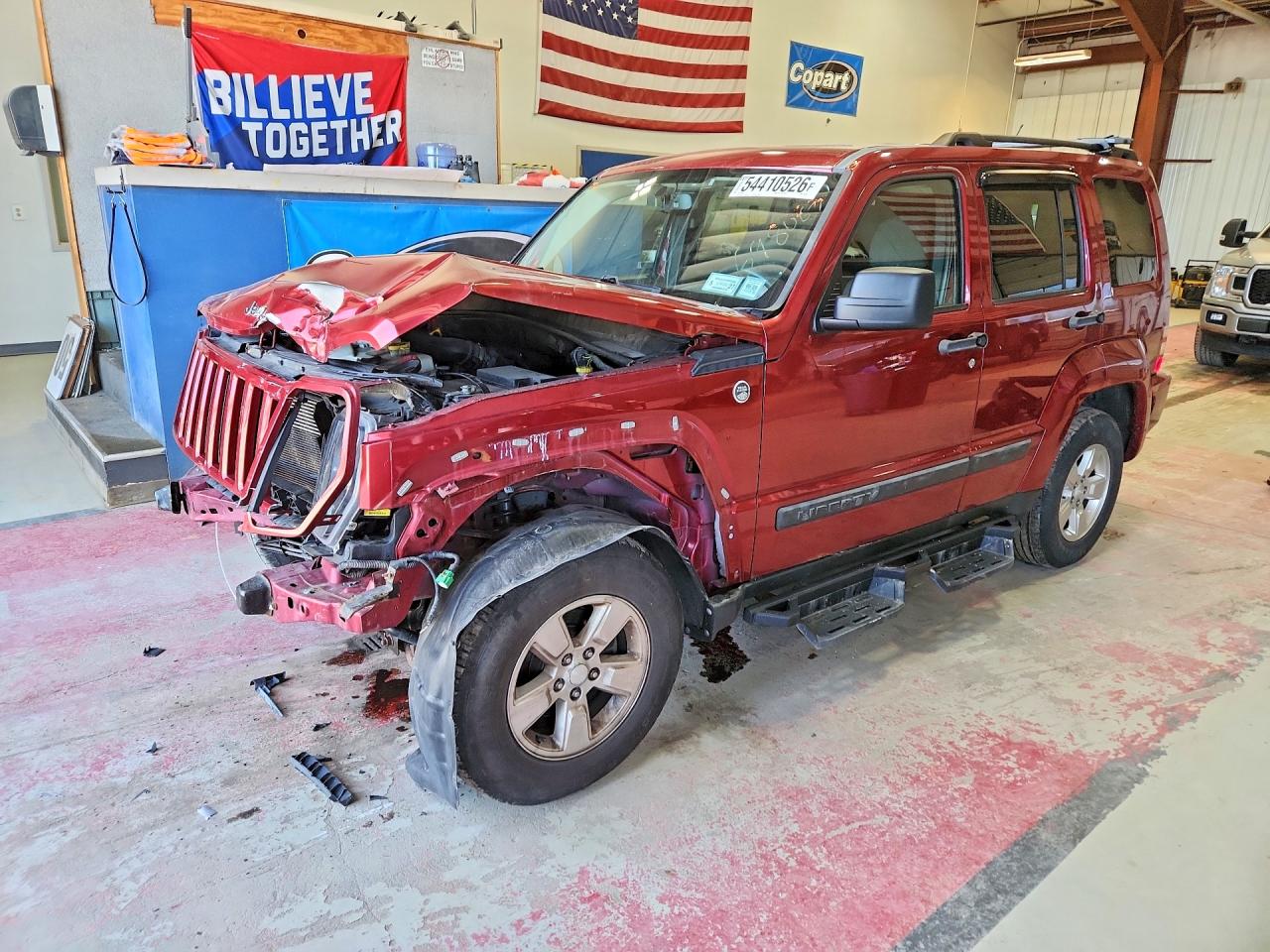 2012 Jeep Liberty Sport, VIN 1C4PJMAK7CW109768 — Перед
