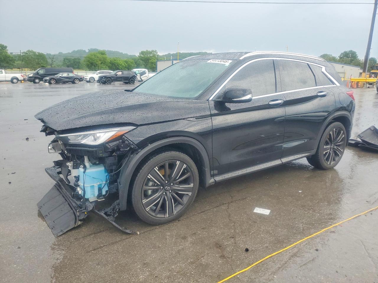 2022 Infiniti QX50 Luxe, VIN 3PCAJ5BA4NF120140 — Front end