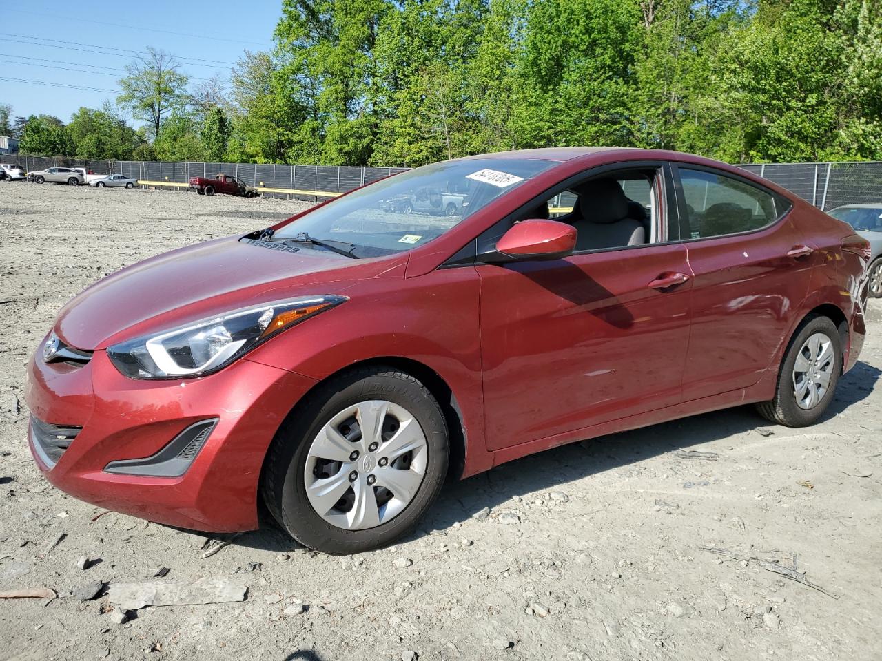 2016 Hyundai Elantra SE, VIN 5NPDH4AE6GH768171 — All over