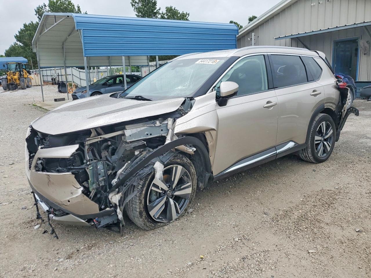 2021 Nissan Rogue Platinum, VIN JN8AT3DD8MW316005 — Front end