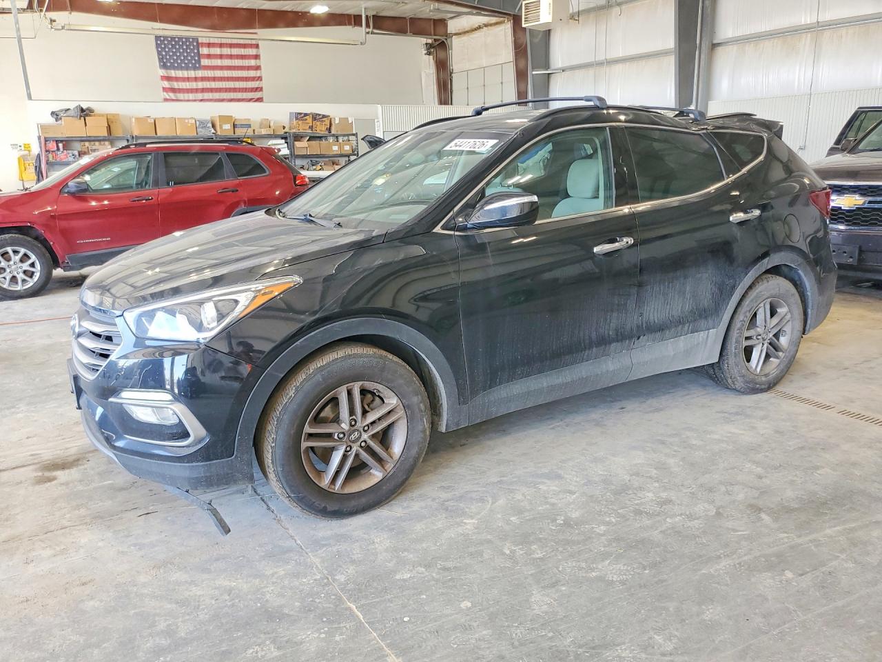 2017 Hyundai Santa Fe 2.4L, VIN 5NMZUDLB8HH051175 — Крыша