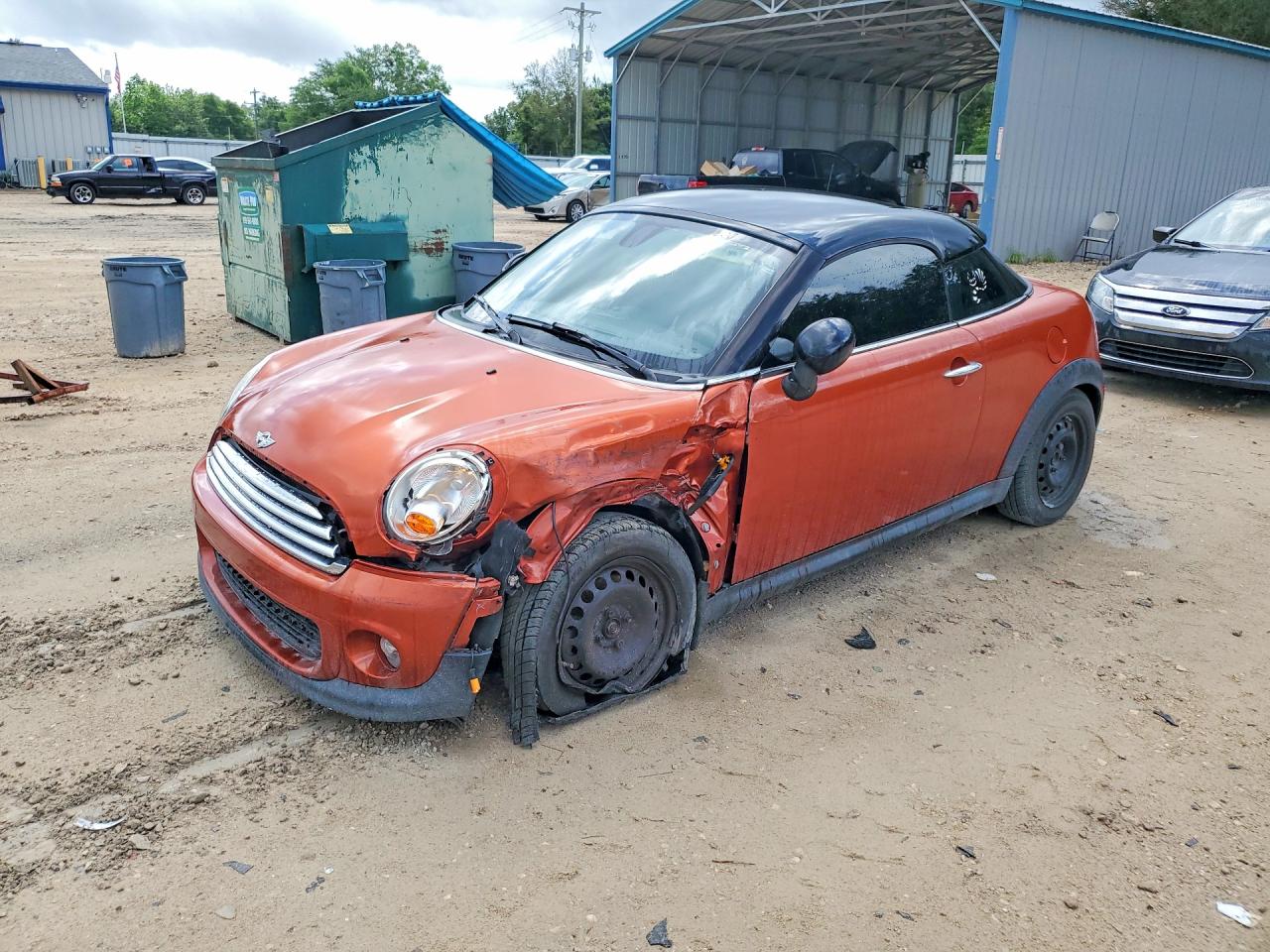 2014 MINI Coupe, VIN WMWSX1C56ET508039 — Front end