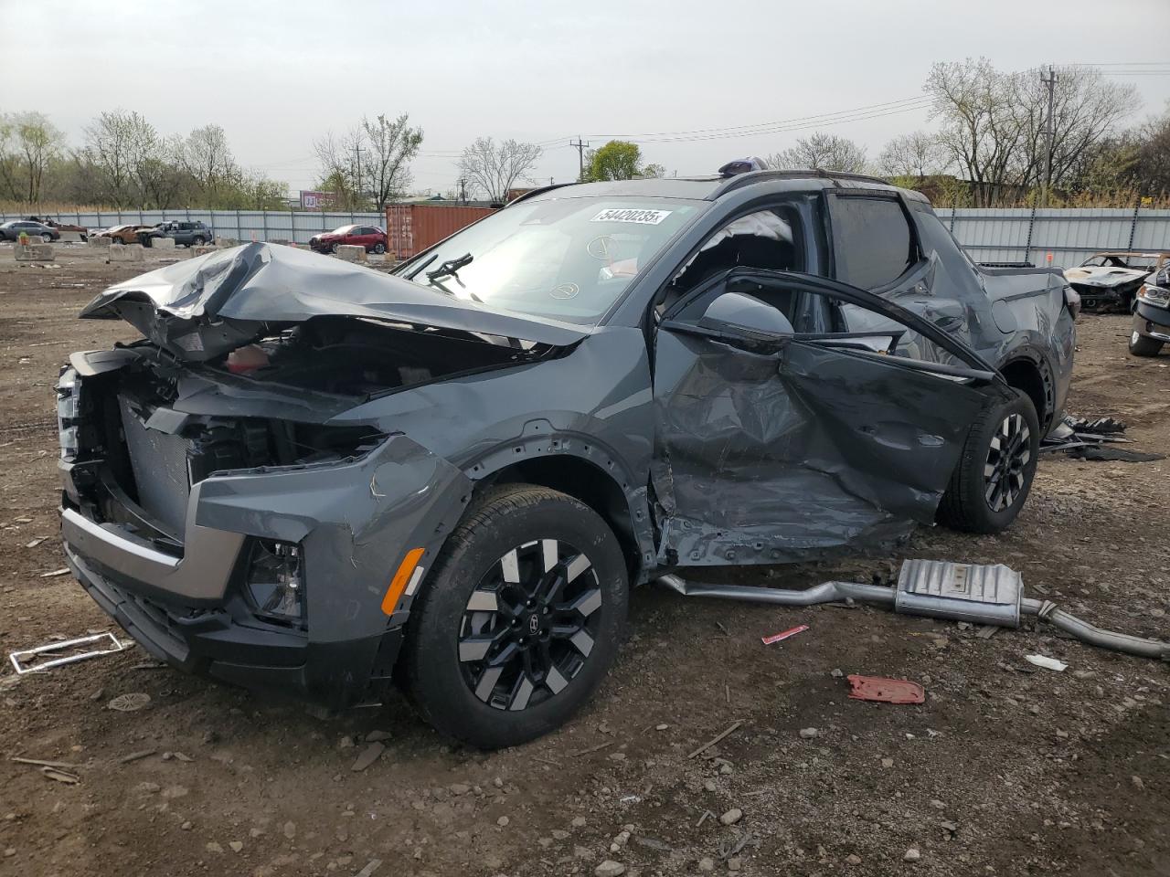 2025 Hyundai Santa Cruz SEL Activity, VIN 5NTJC4DE1SH126187 — Опрокидывание