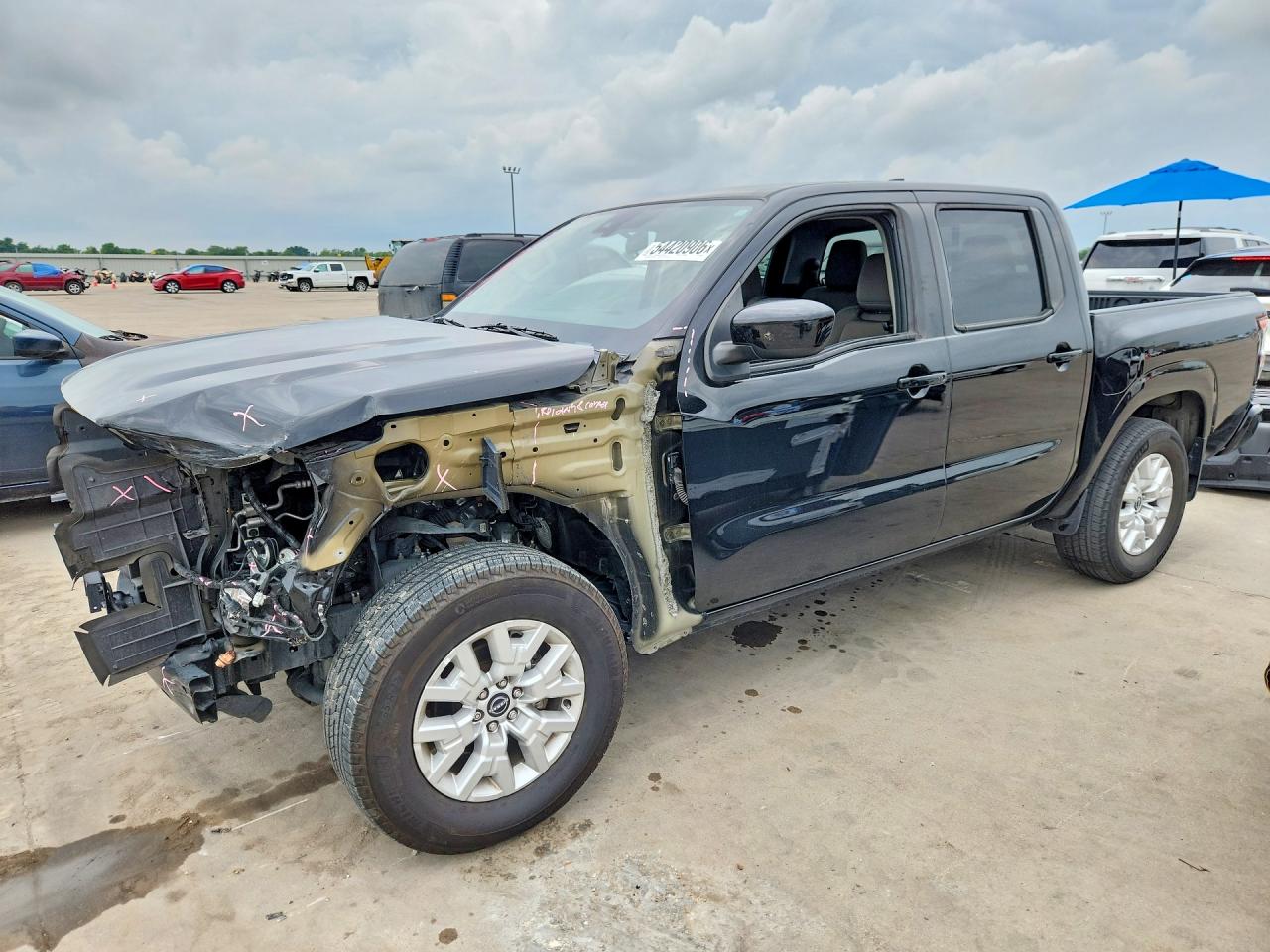 2022 Nissan Frontier SV, VIN 1N6ED1EJ4NN624425 — Front end
