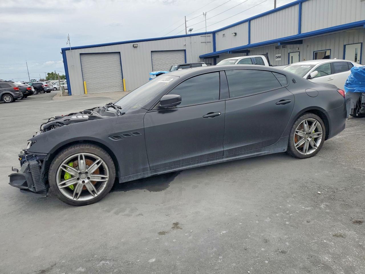 2018 Maserati Quattroporte S Q4, VIN ZAM56YRA7J1286449 — Front end