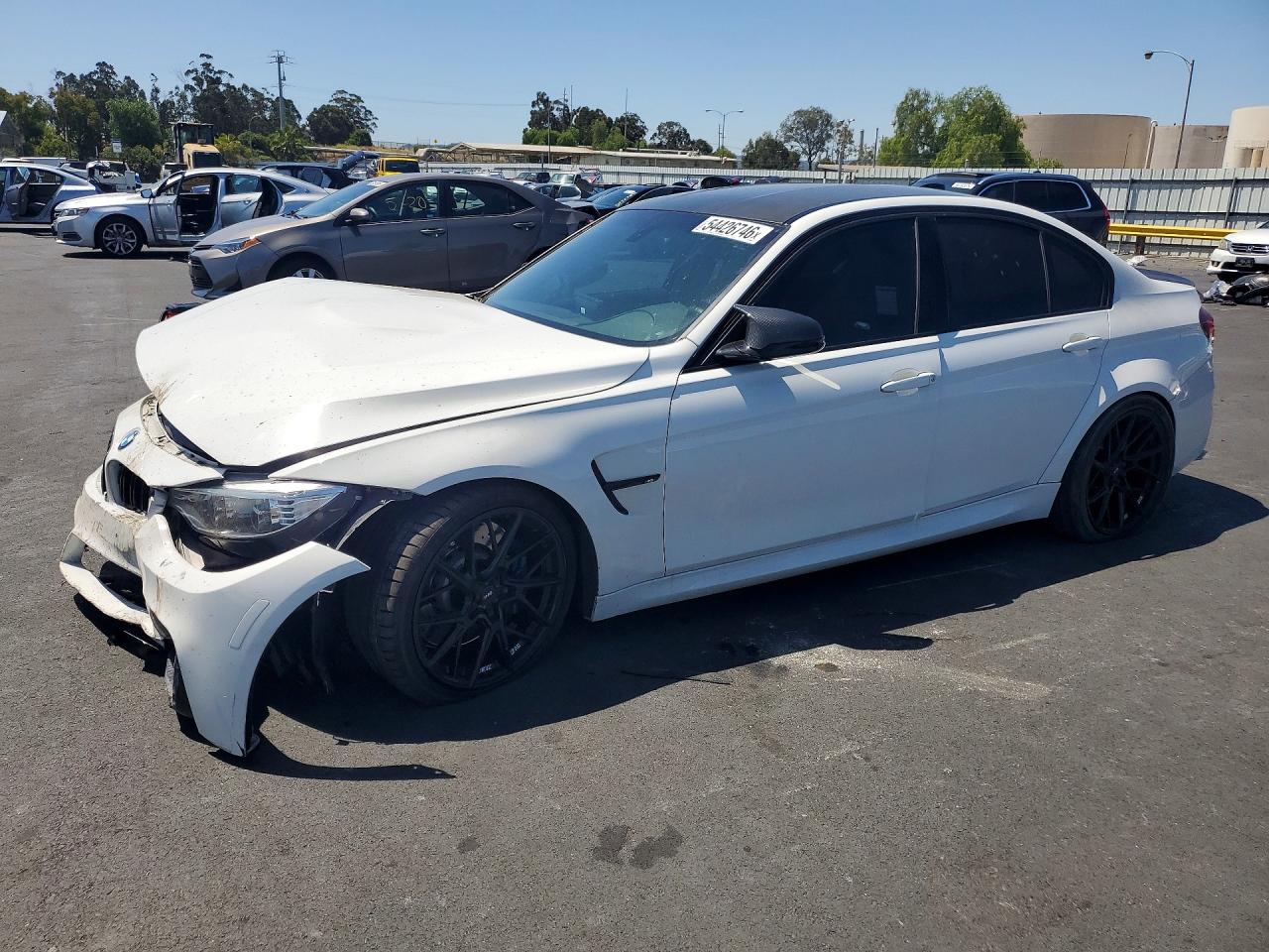 2015 BMW M3, VIN WBS3C9C54FJ276340 — Перед