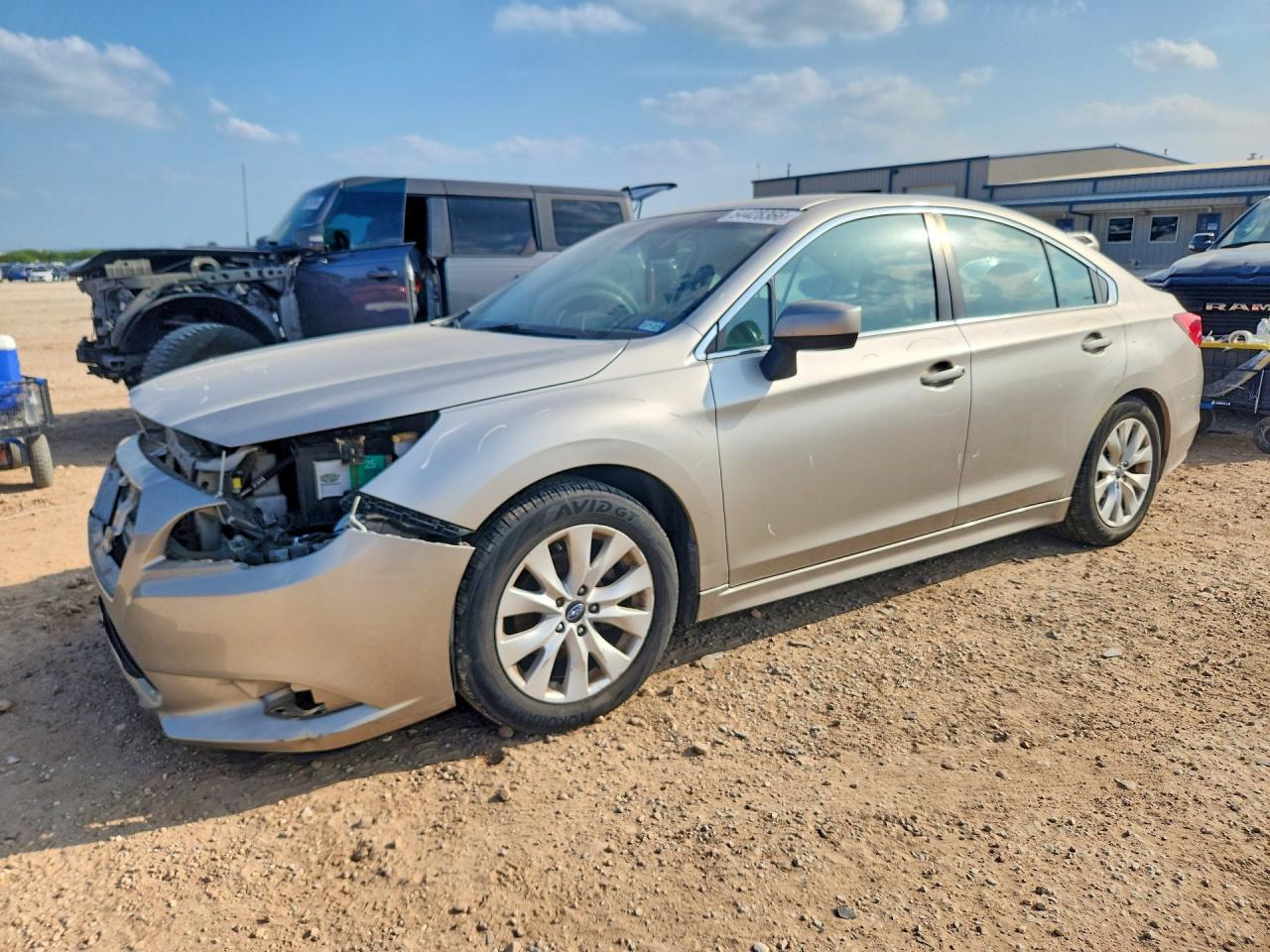 2017 Subaru Legacy Premium, VIN 4S3BNAC64H3068182 — Front end
