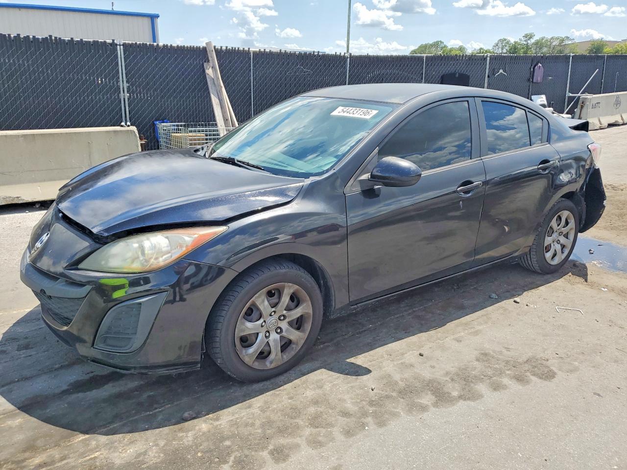 2010 Mazda 3 i Touring, VIN JM1BL1SFXA1344101 — Rear end