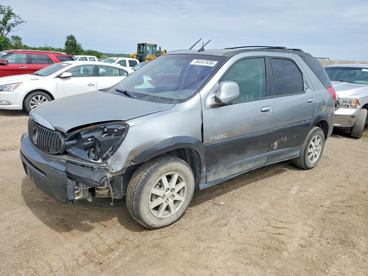 2003 Buick Rendezvous CX, VIN 3G5DA03E13S527619 — Front end