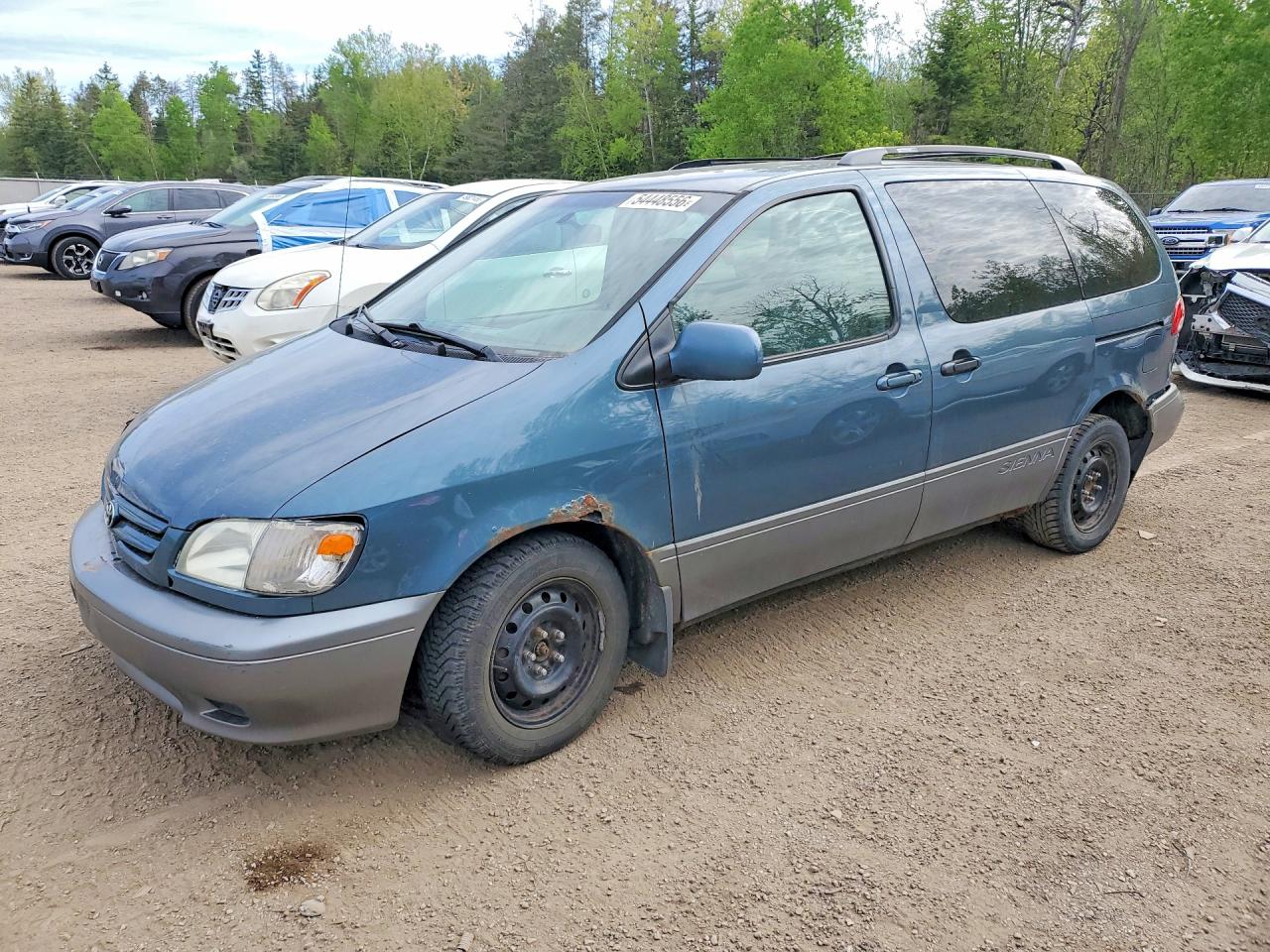 2003 Toyota Sienna LE, VIN 4T3ZF13C43U538721 — Rear end