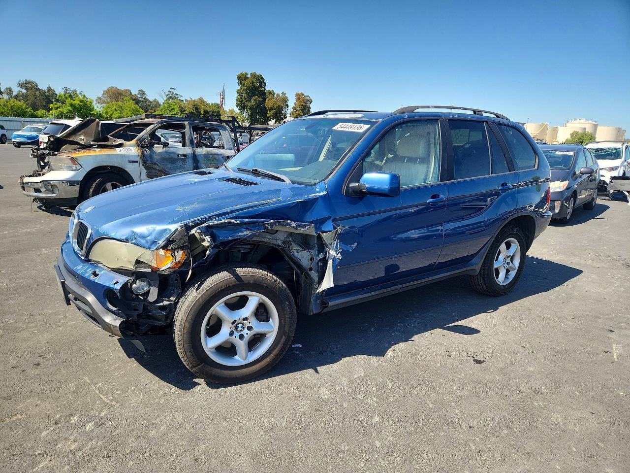 2002 BMW X5 3.0i, VIN 5UXFA53532LP39519 — Перед