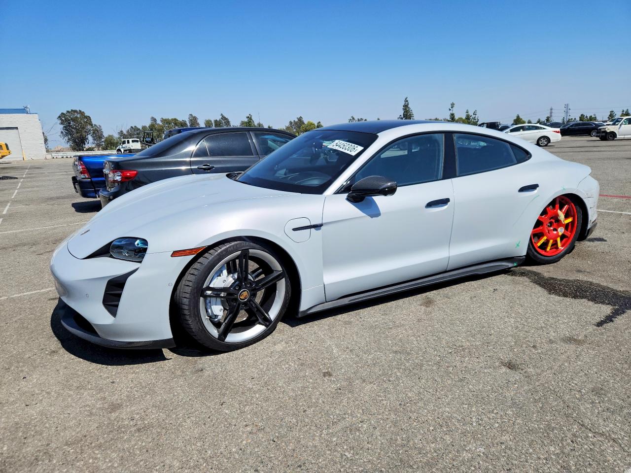 2022 Porsche Taycan GTS, VIN WP0AD2Y19NSA59550 — Rear end
