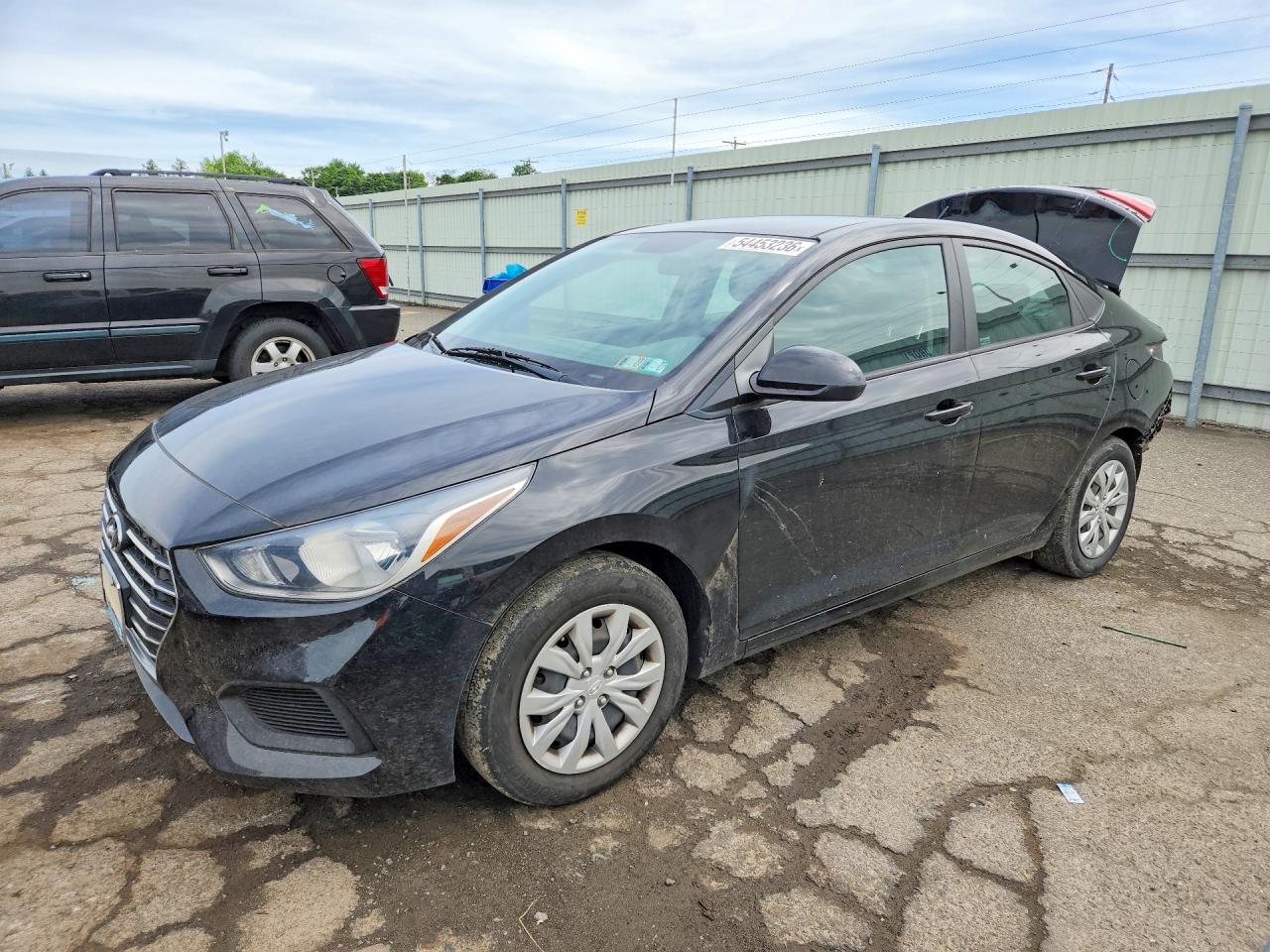 2021 Hyundai Accent SE, VIN 3KPC24A66ME132047 — Rear end