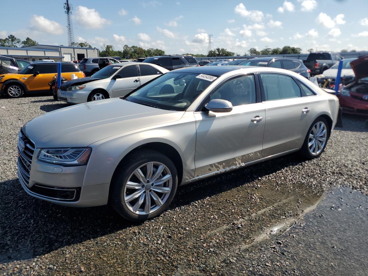 2016 Audi A8 3.0T, VIN WAU34AFD2GN011870 — Rear end