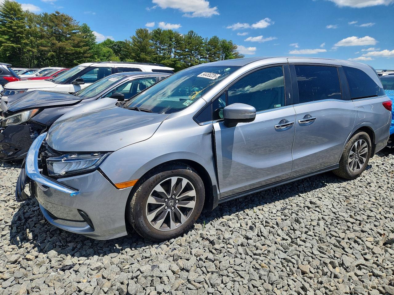 2024 Honda Odyssey EX-L, VIN 5FNRL6H66RB016101 — Front end