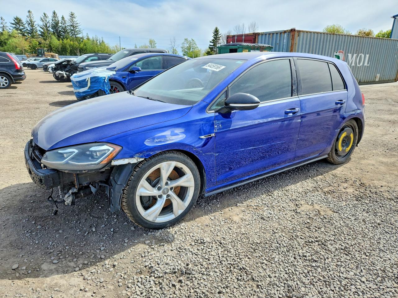 2019 Volkswagen Golf R, VIN WVWWA7AU7KW119990 — Front end