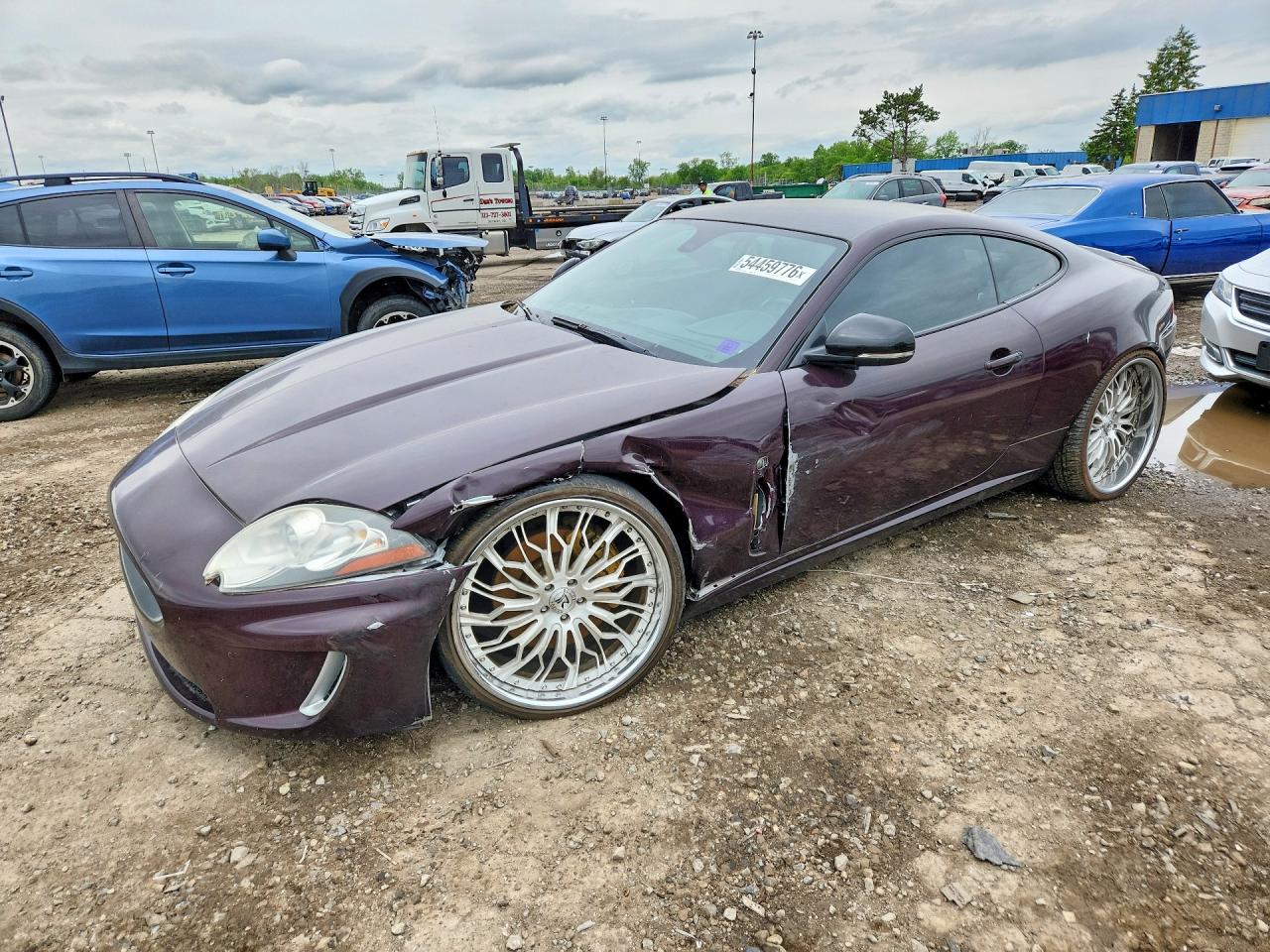 2011 Jaguar XK, VIN SAJWA4FB0BLB41700 — Front end