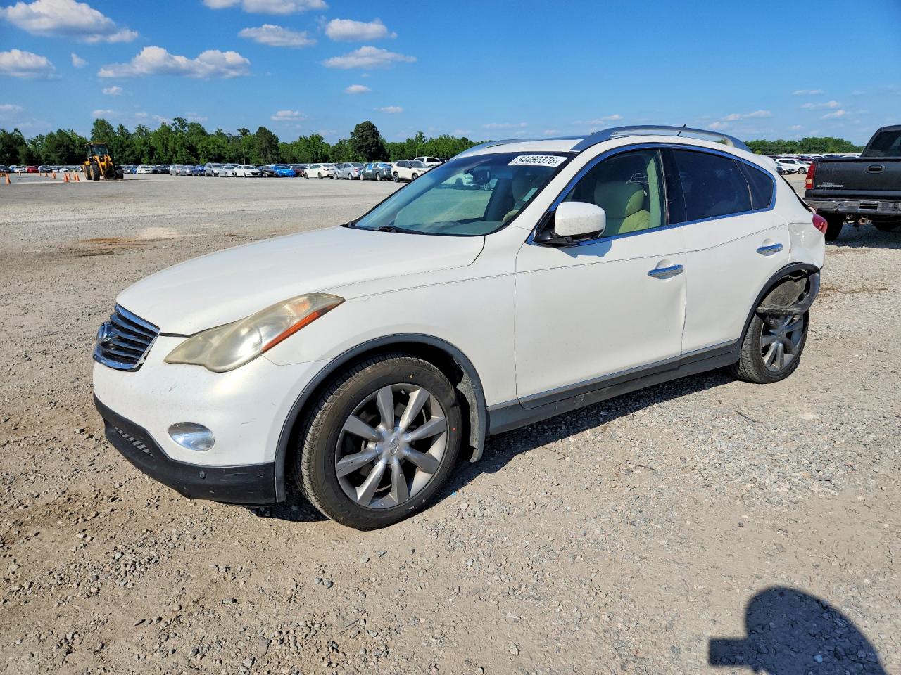 2011 Infiniti EX Journey, VIN JN1AJ0HR5BM852539 — Rear end
