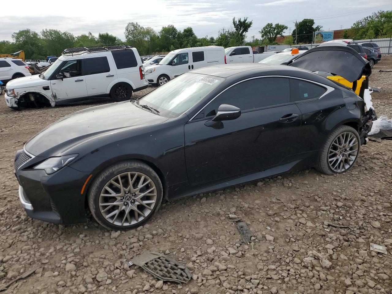 2021 Lexus RC 300, VIN JTHD85ECXM5006387 — Rear end