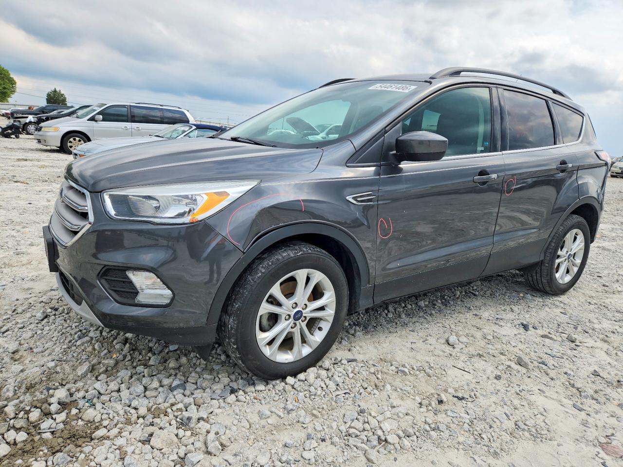 2018 Ford Escape SE, VIN 1FMCU0GD9JUA25480 — Front end