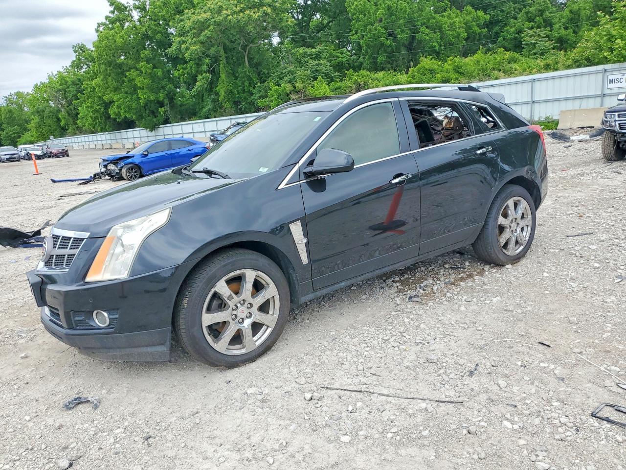 2012 Cadillac SRX Performance Collection, VIN 3GYFNBE33CS652855 — Interior fire