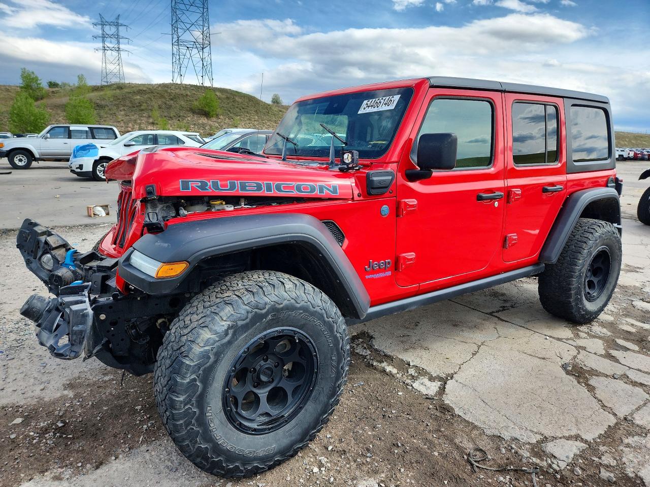 2022 Jeep Wrangler Unlimited Rubicon, VIN 1C4JJXR64NW150909 — Front end