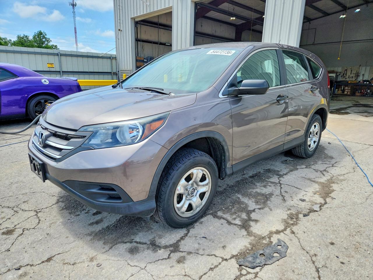 2013 Honda CR-V LX, VIN 5J6RM4H35DL075289 — Hail