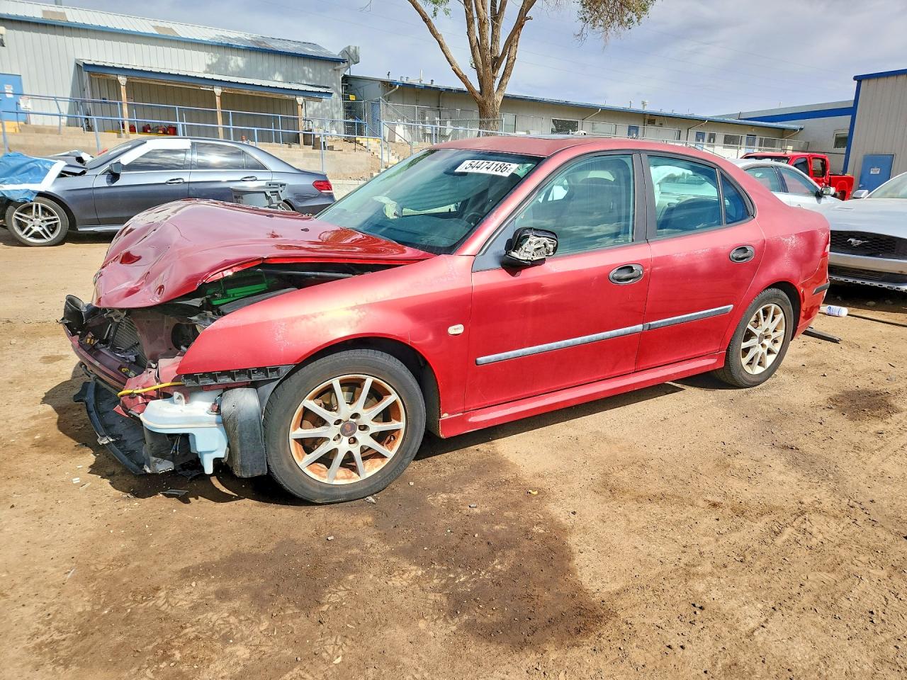 2005 Saab 9-3 Arc, VIN YS3FD49Y251027371 — Front end