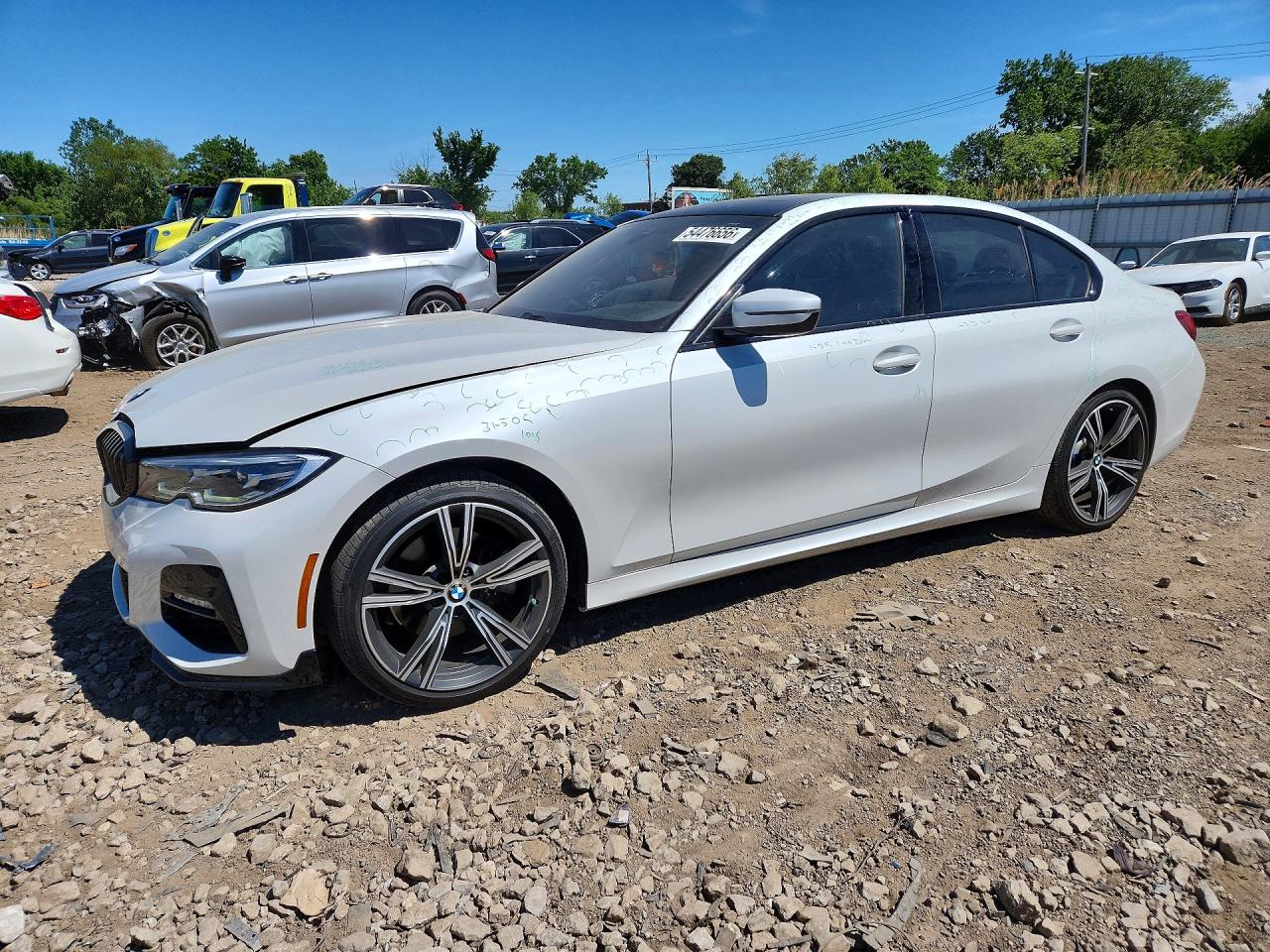 2020 BMW 3 Series 330i xDrive, VIN 3MW5R7J09L8B18784 — Hail