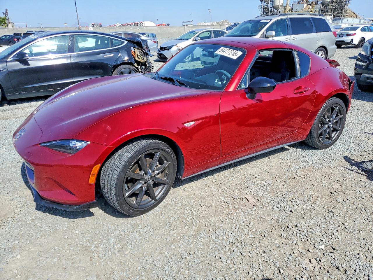 2018 Mazda MX-5 Miata Club, VIN JM1NDAL71J0203537 — Rear end