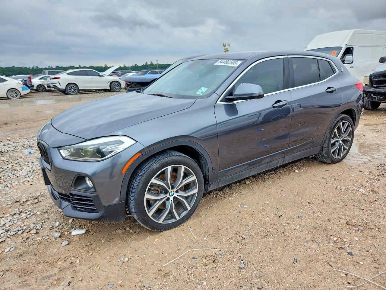 2018 BMW X2 sDrive28i, VIN WBXYJ3C35JEJ83734 — Water / flood