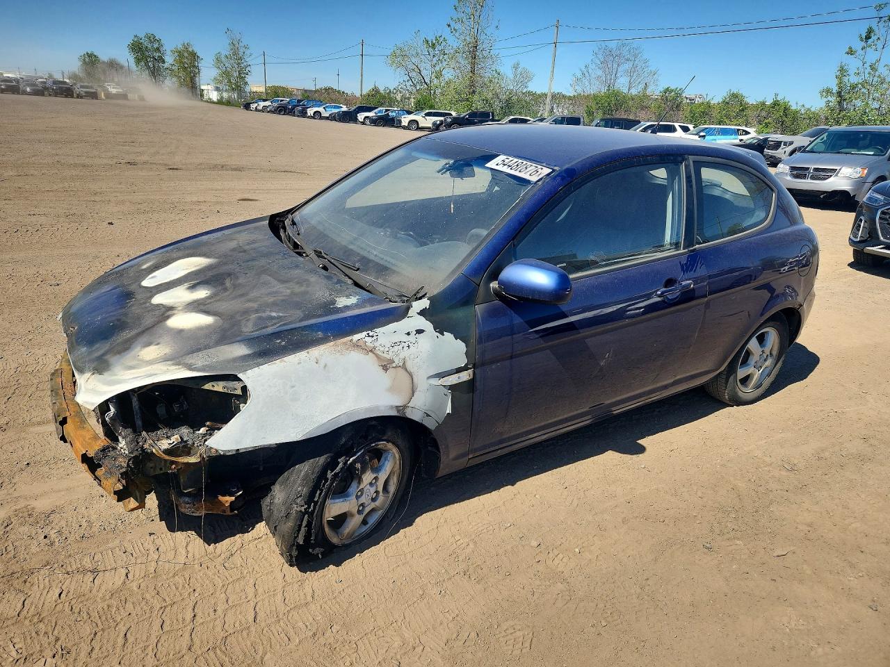 2010 Hyundai Accent L, VIN KMHCN3BC1AU179033 — Burn