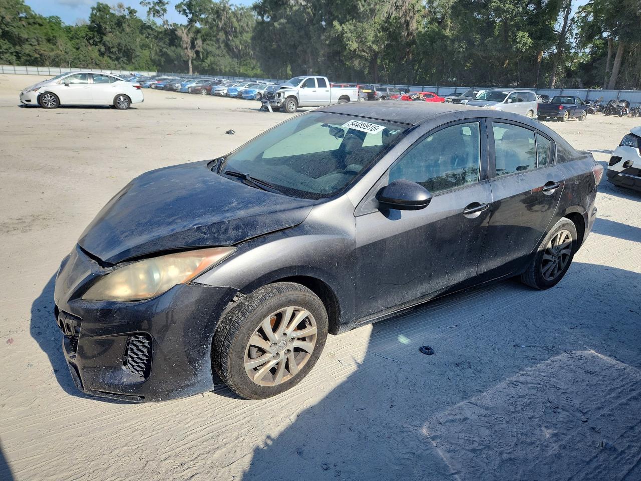 2012 Mazda 3 i Touring, VIN JM1BL1V73C1570164 — Front end