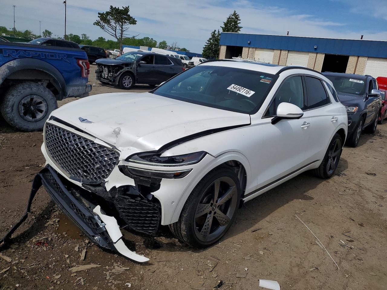 2023 Genesis GV70 2.5T, VIN KMUMADTB5PU097571 — Front end