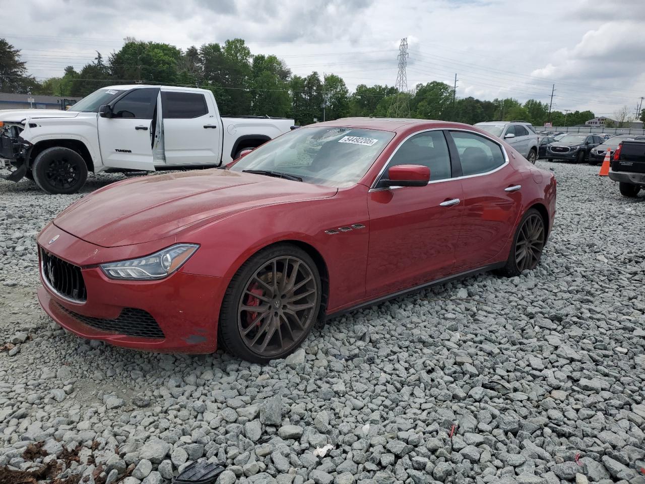 2014 Maserati Ghibli S Q4, VIN ZAM57RTA7E1128937 — Roof