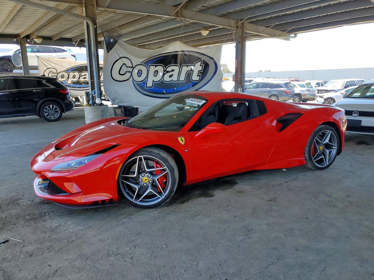 2021 Ferrari F8, VIN ZFF93LMA3M0267580 — Undercarriage