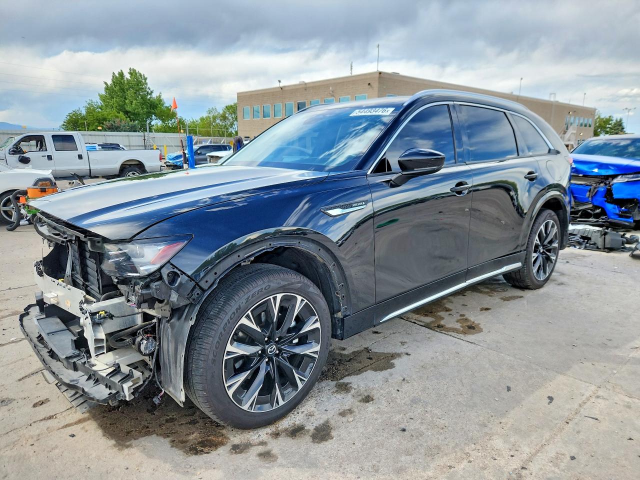 2024 Mazda CX-90 S, VIN JM3KK1HC3R1141439 — Front end