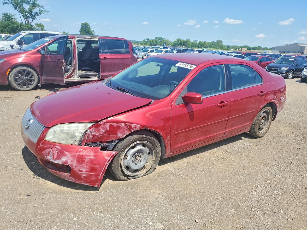 2007 Mercury Milan, VIN 3MEHM07Z77R601247 — Front end