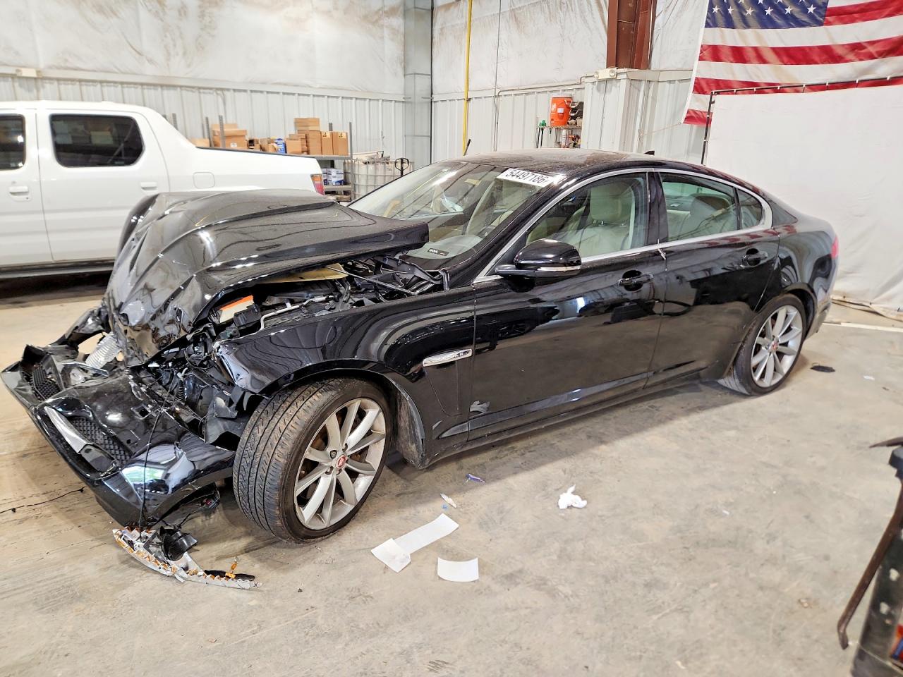 2015 Jaguar XF Portfolio, VIN SAJWJ0FF2F8U57813 — Front end