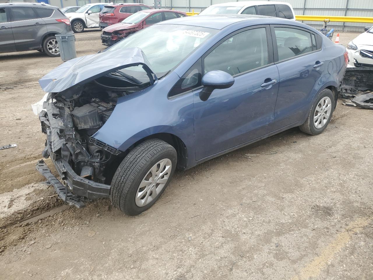 2016 Kia Rio LX, VIN KNADM4A37G6642970 — Front end