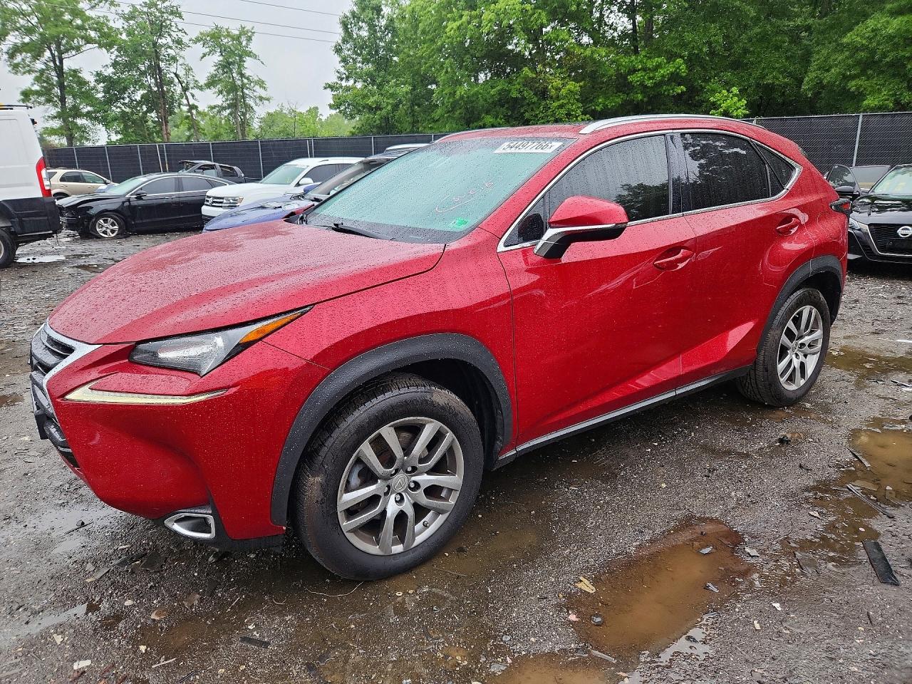 2016 Lexus NX 200t, VIN JTJBARBZ0G2053671 — Front end