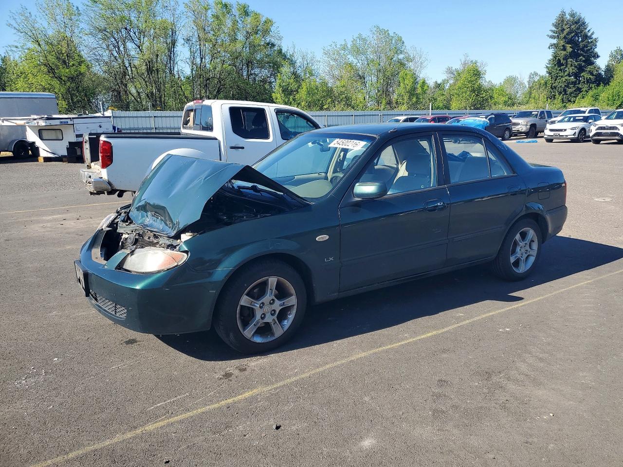 2003 Mazda Protege DX, VIN JM1BJ225430177455 — Перед