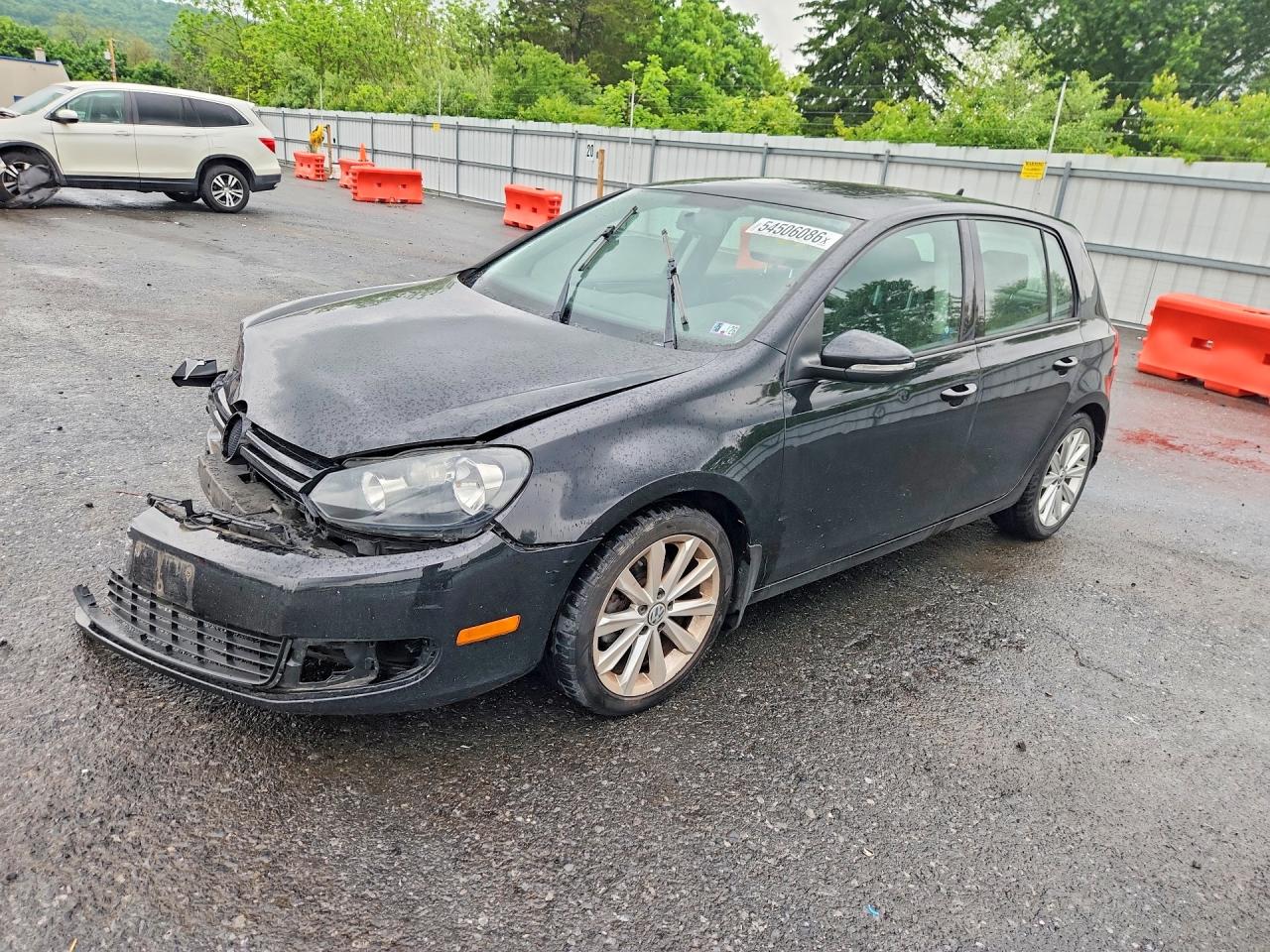 2014 Volkswagen Golf TDI, VIN WVWDM7AJ9EW000203 — Фото с аукциона